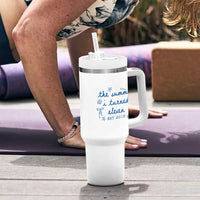 The Summer I Turned Eleven Funny 11th Birthday Est 2015 Tumbler With Handle Summer Coastal Birthday Seashell Bow