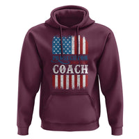 Harris Walz Hoodie Prosecutor And The Coach 2024 Vintage American Flag - Wonder Print Shop