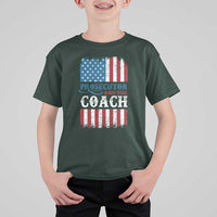 Harris Walz T Shirt For Kid Prosecutor And The Coach 2024 Vintage American Flag - Wonder Print Shop