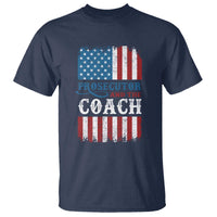 Harris Walz T Shirt Prosecutor And The Coach 2024 Vintage American Flag - Wonder Print Shop