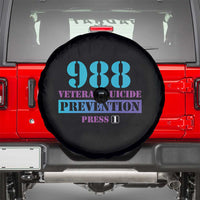 Suicide Prevention Awareness Spare Tire Cover 988 Veteran Suicide Prevention Press 1