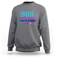 Suicide Prevention Awareness Sweatshirt 988 Veteran Suicide Prevention Press 1 - Wonder Print Shop