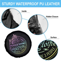 Funny I Like Murder Shows Comfy Clothes And Maybe 3 People Spare Tire Cover Crime Show Lover - Wonder Print Shop