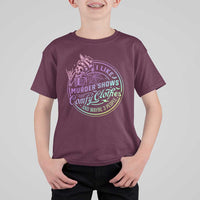 Funny I Like Murder Shows Comfy Clothes And Maybe 3 People T Shirt For Kid Crime Show Lover - Wonder Print Shop