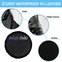 Funny Adultish Adult Sarcasm 18th Birthday Spare Tire Cover
