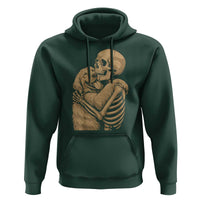 Skeleton Hugging Dog Halloween Dog Lover Hoodie - Wonder Print Shop