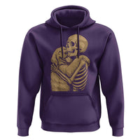Skeleton Hugging Dog Halloween Dog Lover Hoodie - Wonder Print Shop
