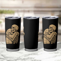 Skeleton Hugging Dog Halloween Dog Lover Tumbler Cup - Wonder Print Shop