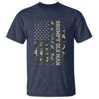 Funny Grumpy Old Man T Shirt Vintage Camo American Flag Fathers Day - Wonder Print Shop
