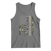 Funny Grumpy Old Man Tank Top Vintage Camo American Flag Fathers Day - Wonder Print Shop