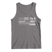 Funny Bold Badass Superhuman Tank Top Vintage American Flag Fathers Day - Wonder Print Shop