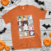 Halloween Pregnancy Reveal T Shirt In My Pregnant Era Maternity Ghost - Wonder Print Shop