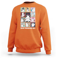 Halloween Pregnancy Reveal Sweatshirt In My Pregnant Era Maternity Ghost - Wonder Print Shop