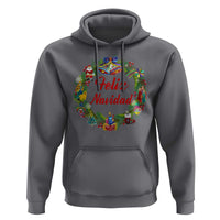 Christmas In Mexico Hoodie Feliz Navidad Xmas Wreath