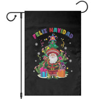 Funny Christmas In Mexico Garden Flag Feliz Navidad Sombrero Santa Xmas Tree - Wonder Print Shop