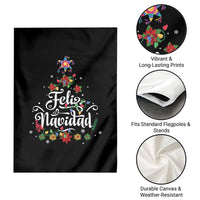 Christmas In Mexico Garden Flag Feliz Navidad Pinata Star Xmas Tree - Wonder Print Shop