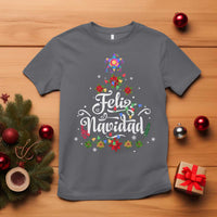 Christmas In Mexico T Shirt Feliz Navidad Pinata Star Xmas Tree - Wonder Print Shop