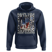 Happy Yule Merry Krampus Hoodie Vintage Krampus Black Cat