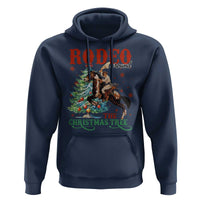 Western Christmas Hoodie Rodeo Around The Christmas Tree Cowgirl