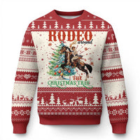 Western Christmas Ugly Christmas Sweater Rodeo Around The Christmas Tree Cowgirl - Wonder Print Shop