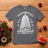 Nakatomi Plaza T Shirt Christmas Party 1988 Vintage Snowflake - Wonder Print Shop