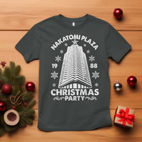 Nakatomi Plaza T Shirt Christmas Party 1988 Vintage Snowflake - Wonder Print Shop