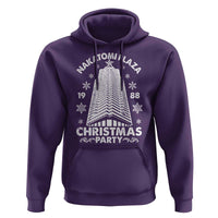 Nakatomi Plaza Hoodie Christmas Party 1988 Vintage Snowflake