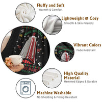 Nakatomi Plaza Throw Blanket Christmas Party 1988 Seasons Greetings - Wonder Print Shop