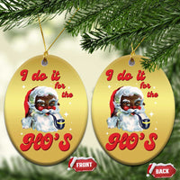Funny I Do It For The Ho's Christmas Ornament Xmas Naughty Santa - Wonder Print Shop