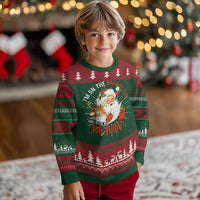Funny Xmas Santa Ugly Christmas Sweater I'm On The Naughty List And I Regret Nothing - Wonder Print Shop