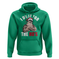Funny Christmas Santa Hoodie I Do It For The Ho's