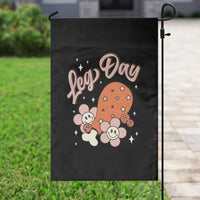 Funny Retro Thanksgiving Garden Flag Leg Day Fall Season Family Matching - Wonder Print Shop