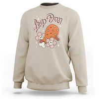 Funny Retro Thanksgiving Sweatshirt Leg Day Fall Season Family Matching - Wonder Print Shop