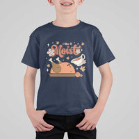 Funny Retro Thanksgiving T Shirt For Kid I Like It Moist Fall Season Family Matching - Wonder Print Shop