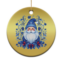 Norwegian Xmas Scandinavian Yule Santa Folk Art Winter Solstice Christmas Ornament - Wonder Print Shop