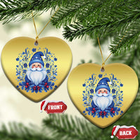 Norwegian Xmas Scandinavian Yule Santa Folk Art Winter Solstice Christmas Ornament - Wonder Print Shop