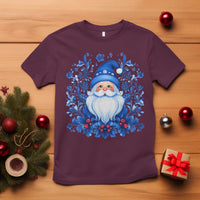 Norwegian Christmas Scandinavian Yule Santa Folk Art Winter Solstice T Shirt - Wonder Print Shop