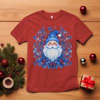 Norwegian Christmas Scandinavian Yule Santa Folk Art Winter Solstice T Shirt - Wonder Print Shop