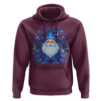 Norwegian Christmas Scandinavian Yule Santa Folk Art Winter Solstice Hoodie