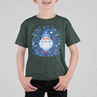 Norwegian Christmas Scandinavian Yule Santa Folk Art Winter Solstice T Shirt For Kid - Wonder Print Shop