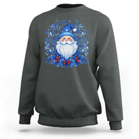 Norwegian Christmas Scandinavian Yule Santa Folk Art Winter Solstice Sweatshirt - Wonder Print Shop