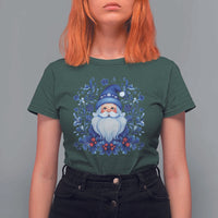 Norwegian Christmas Scandinavian Yule Santa Folk Art Winter Solstice T Shirt For Women - Wonder Print Shop