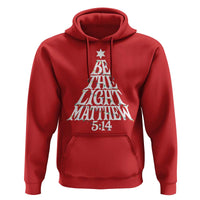 Christmas Be The Light Hoodie Christian Xmas Bible Verse - Wonder Print Shop