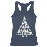 Christmas Be The Light Racerback Tank Top Christian Xmas Bible Verse - Wonder Print Shop