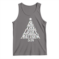 Christmas Be The Light Tank Top Christian Xmas Bible Verse - Wonder Print Shop