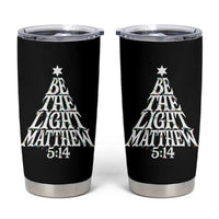 Christmas Be The Light Tumbler Cup Christian Xmas Bible Verse - Wonder Print Shop