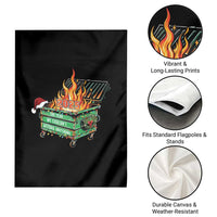 Funny Lil Dumpster Fire 2025 Garden Flag The Year We Couldnt Afford Anything - Wonder Print Shop