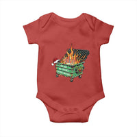 Funny Lil Dumpster Fire 2025 Baby Onesie The Year We Couldnt Afford Anything - Wonder Print Shop
