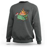 Funny Lil Dumpster Fire 2025 Sweatshirt The Year We Couldnt Afford Anything - Wonder Print Shop