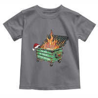 Funny Lil Dumpster Fire 2025 Toddler T Shirt The Year We Couldnt Afford Anything - Wonder Print Shop
